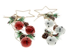 Hanger ster bel l14b14h48cm mix 2st