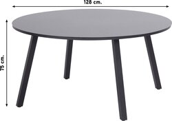 Hartman Miami HPL tuintafel Ø128 cm - afbeelding 2