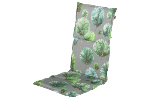 Hartman tuinkussen hoge rug Norah Grey 123x50x3