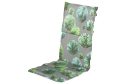 Hartman tuinkussen hoge rug Norah Grey 123x50x3