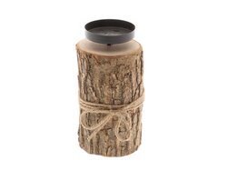 HBX Candleholder Log H21D10