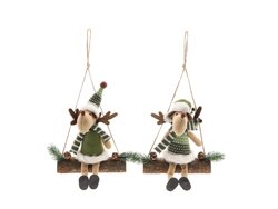 HBX Hanger Deer Cozy 2Ass L15W5H30