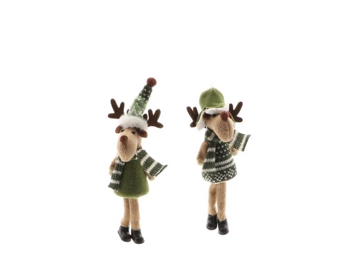 HBX Hanger Deer Cozy 2Ass L4W4H17