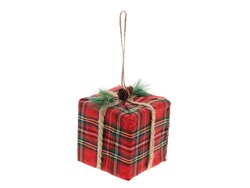 HBX Hanger Gift Checked L12W12H14