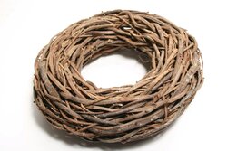 HBX Krans plat rotan d48cm naturel