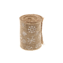HBX Lint jute sneeuwvlok 3m bruin