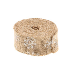 HBX Lint jute sneeuwvlok 5m bruin