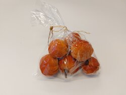 HBX Natural Living Basic Pumpkin Velvet 8pc D4.5-5.5cm l13.0w10.0h9.0