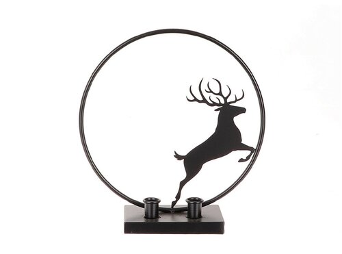 HBX Natural Living Candle Hold. Kertas deer l30.5w10.5h33.0