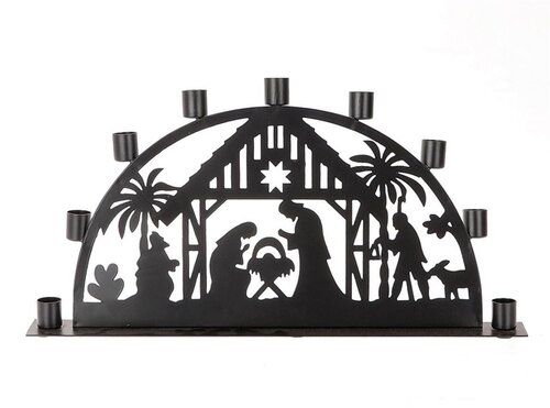 HBX Natural Living Candle Hold. Nativity Scene 9 l5.0w45.5h22.5