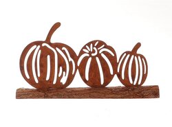 HBX Natural Living Deco 3 Pumpkin l30.0w5.0h14.0
