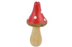 HBX Natural Living Deco Mushroom Pixie D7.5h15.5
