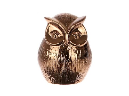HBX Natural Living Deco Owl Louin l12.3w9.2h15.5