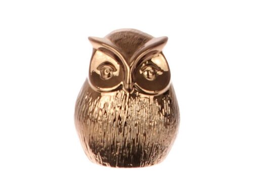 HBX Natural Living Deco Owl Louin l8.7w7.0h11.0