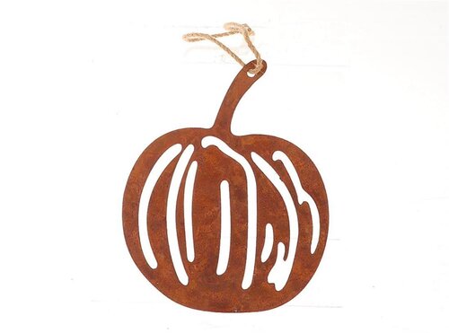 HBX Natural Living Hang. Pumpkin l15.0w12.0h1.0
