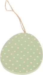 HBX NATURAL LIVING Hanger ei varium l10b7.5h1cm groen