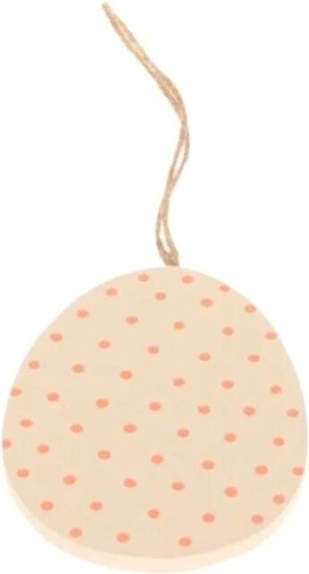 HBX NATURAL LIVING Hanger ei varium l10b7.5h1cm wit