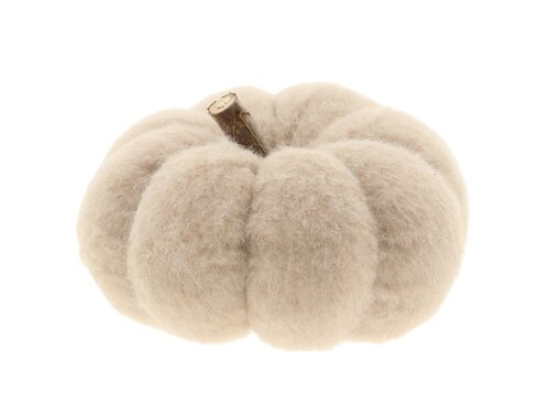 HBX Pompoen m.takje d19h11cm wit