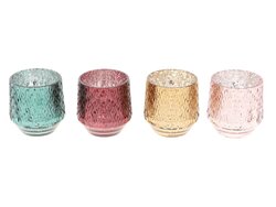 HBX Tealight Luxy 4Ass H9.8D9.5