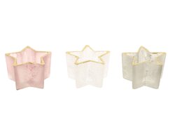 HBX Tealight Star Cluny 3Ass H6.6D10.8