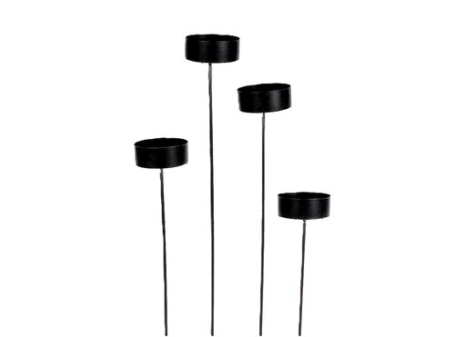 HBX Waxinesteker zwart 4st