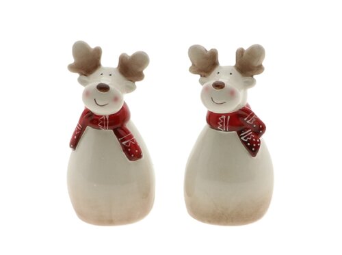 Hert cody h11.5d6cm wit 2st
