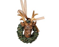 Hert polyresin l6.6b7.5h10cm bruin