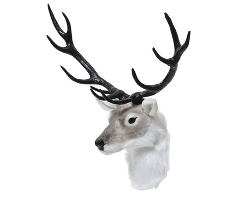 Decoris Hertenhoofd plastic faux fur