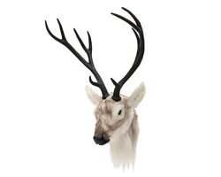Decoris Hertenhoofd plastic faux fur