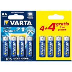 Varta high energy batterij AA 8 stuks