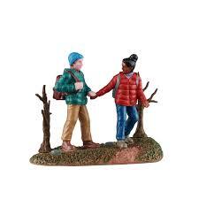 Lemax Hiking Couple
