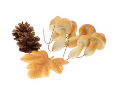 Hobby denappel/blad geel 9st