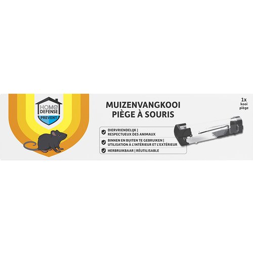 HOME DEFENSE® Muizenvangkooi Kunststof 1 stuk