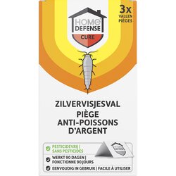 HOME DEFENSE® Zilvervisjesval 3 stuks