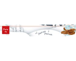 Hond polyester l18b35h13cm bruin - afbeelding 2