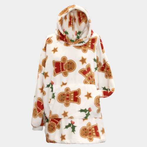 Hoodie ralf 80x78cm dove white