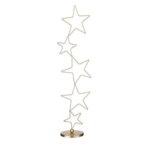 House of Seasons Decoratie ster goud - l19xb12xh67cm