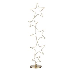 House of Seasons Decoratie ster goud - l19xb12xh67cm