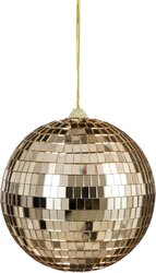 House of Seasons kerstbal spiegel champagne Ø 15cm