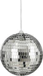 House of Seasons kerstbal spiegel zilver Ø 15cm