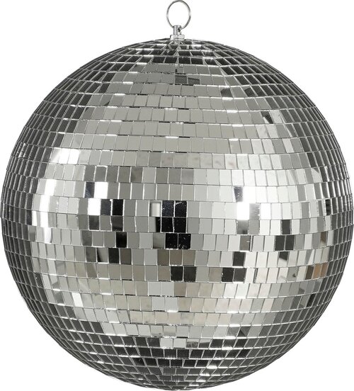 House of Seasons kerstbal spiegel zilver Ø 30cm