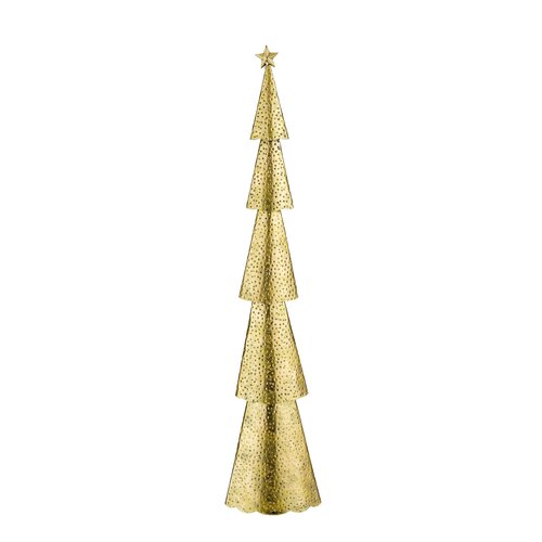 House of Seasons Kerstboom goud - l19xb10xh89,5cm