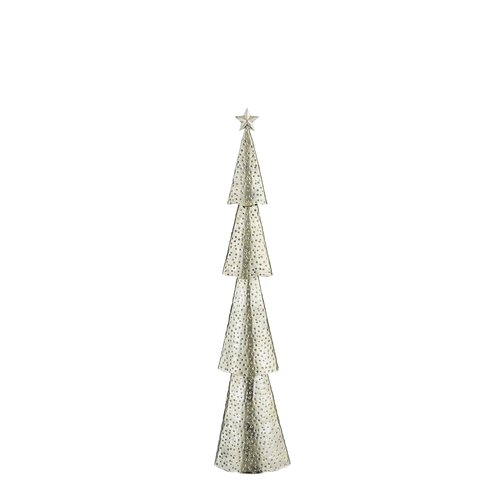 House of Seasons Kerstboom zilver - l14,5xb8xh68cm