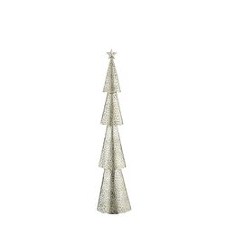 House of Seasons Kerstboom zilver - l14,5xb8xh68cm