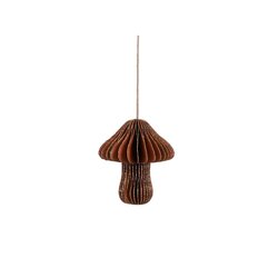 House of Seasons Ornament paddestoel bruin FSC Mix - h10xd10cm