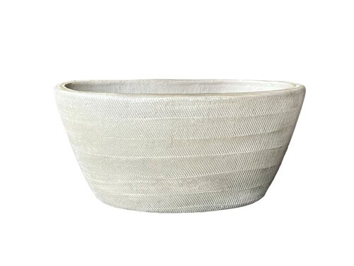 HS Planter nagano l29b15h14cm ivoor