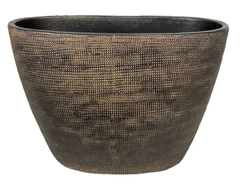 HS Planter tokio l33b16h26cm goud