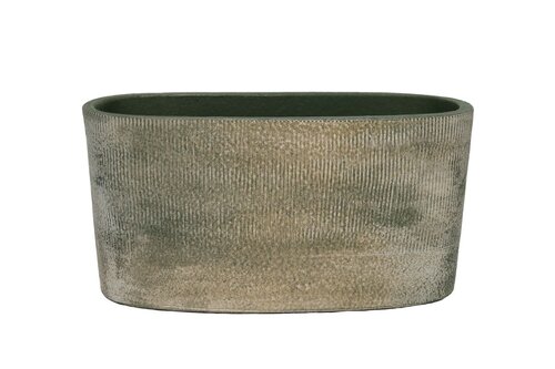 HS Pot hamar ov 37x14x20cm groen/goud