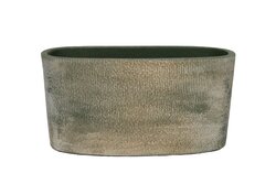 HS Pot hamar ov 37x14x20cm groen/goud