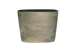 HS Pot hamar ov 37x14x30cm groen/goud